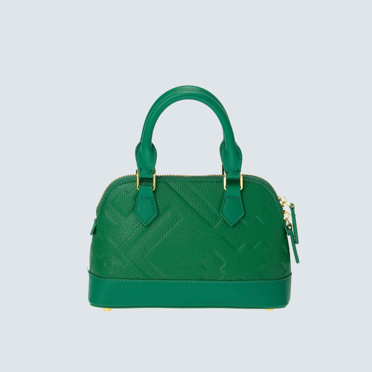 EMBOSSED DOME BAG - GREEN