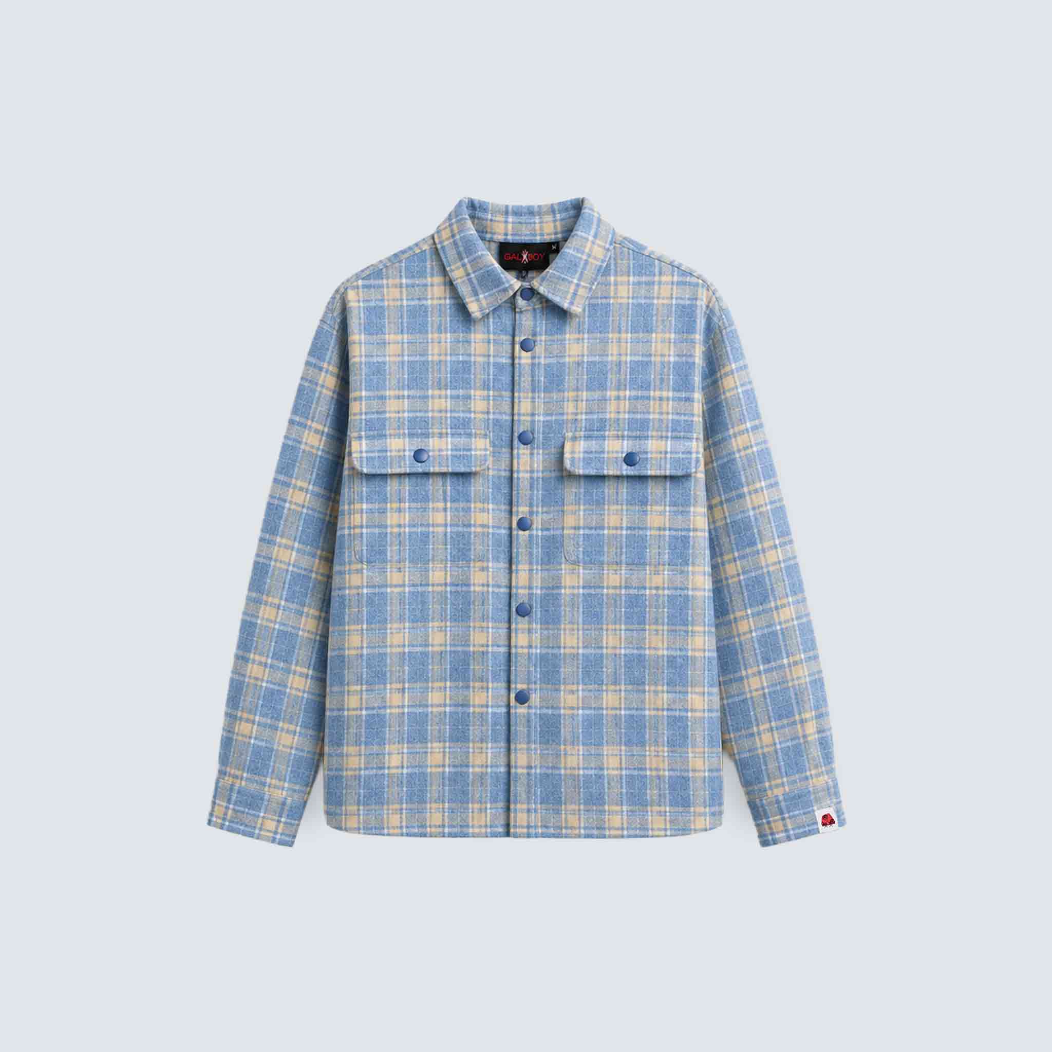 COASTAL BLUE FLANNEL SHIRT