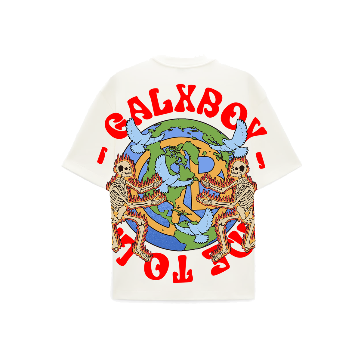WORLD PEACE T SHIRT GALXBOY