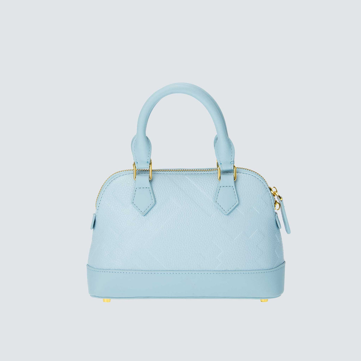 EMBOSSED DOME BAG - BLUE