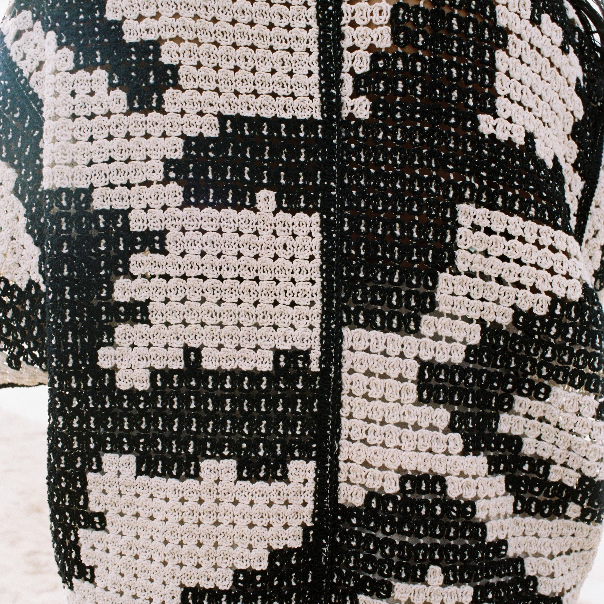 8-BIT KNITTED SHIRT WHITE