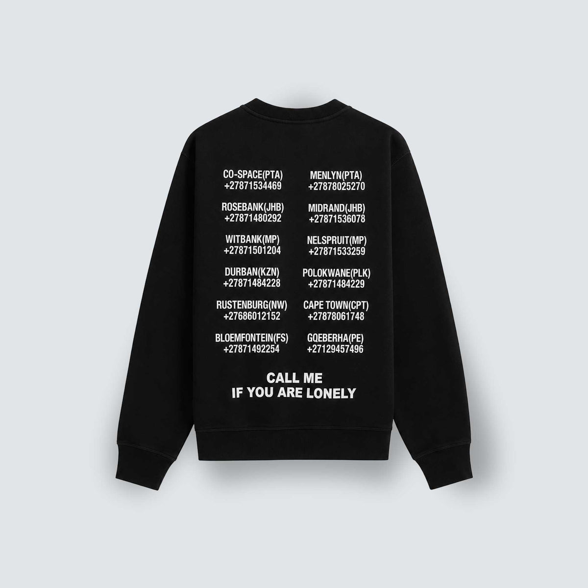 CALL ME CREW NECK