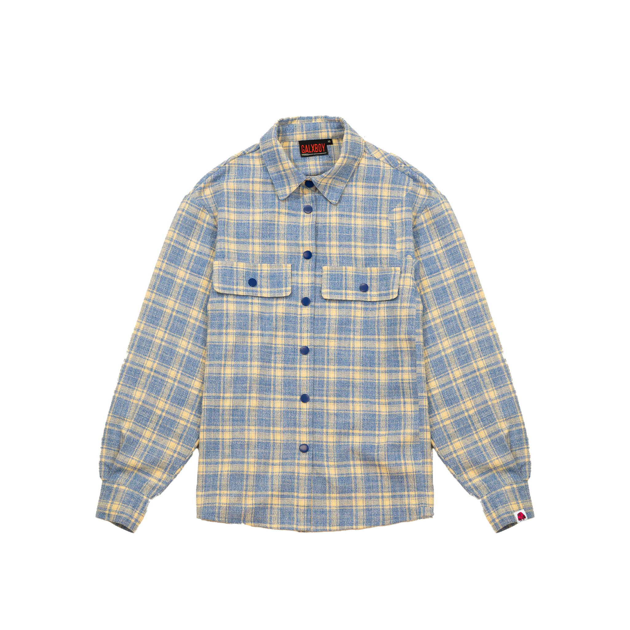 COASTAL BLUE FLANNEL SHIRT