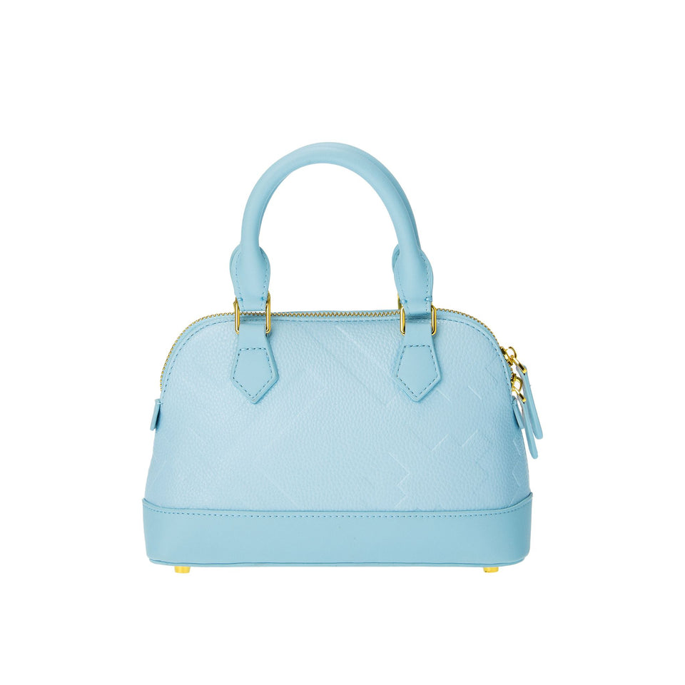 EMBOSSED DOME BAG BLUE GALXBOY