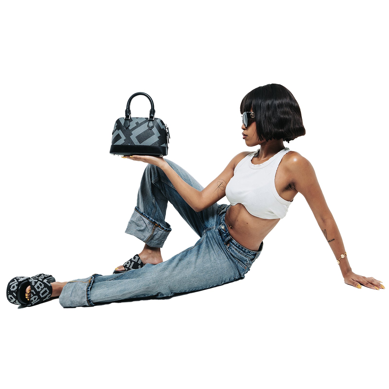 Dome Small Tote With Strap