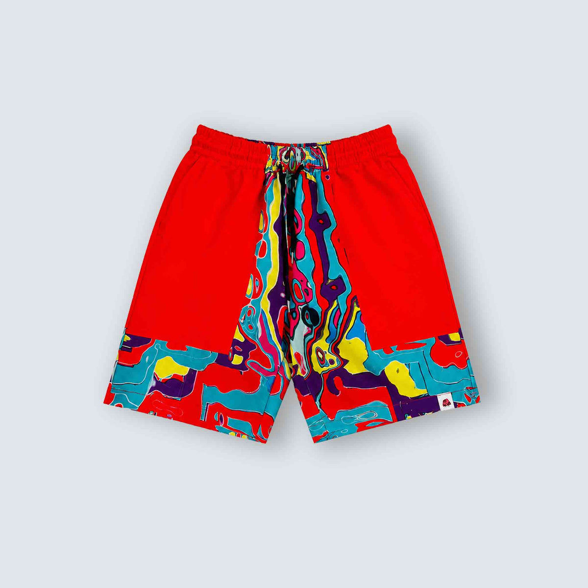 RED BOWLING SHORTS