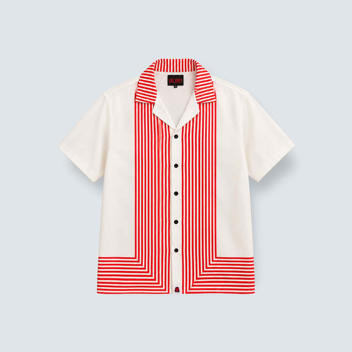 STRIPES BOWLING SHIRT
