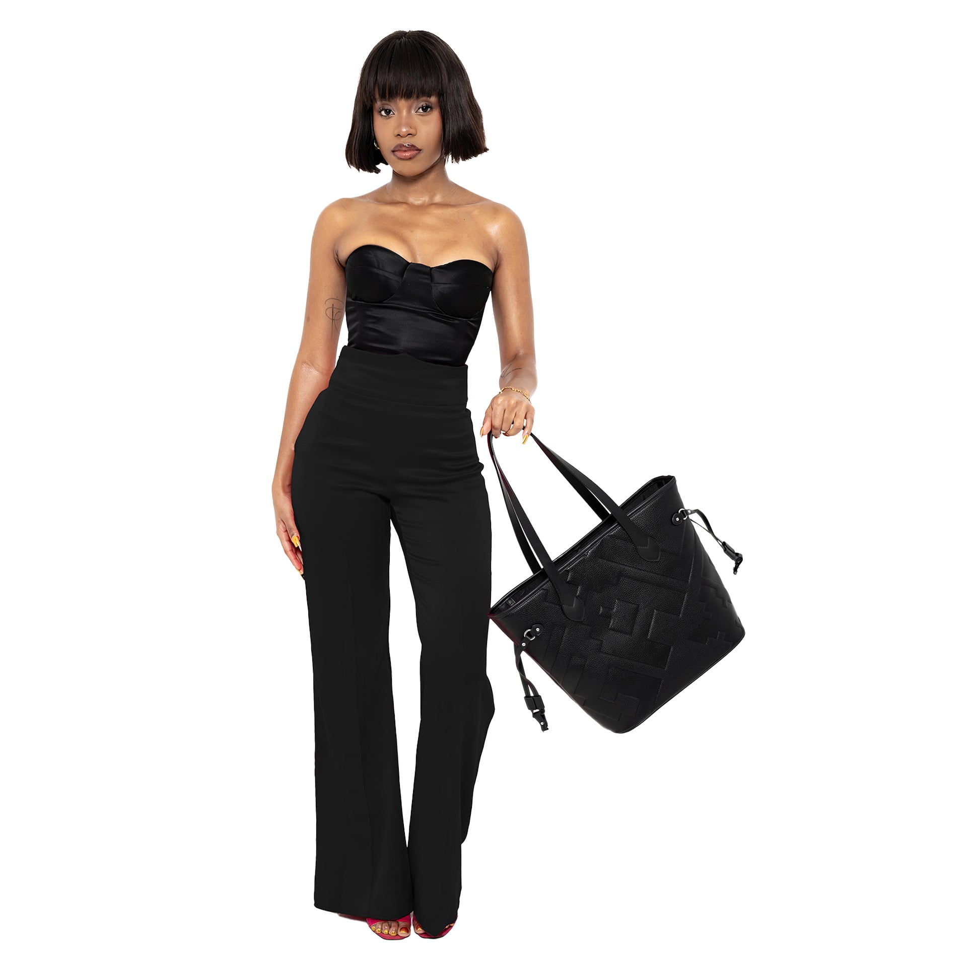 EMBOSSED TOTE BAG