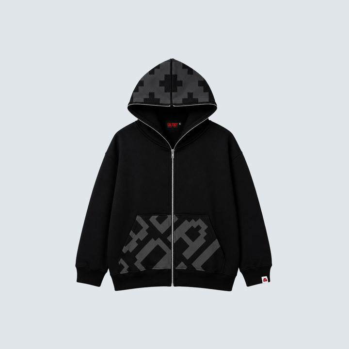 8-BIT ZIP-UP HOODIE