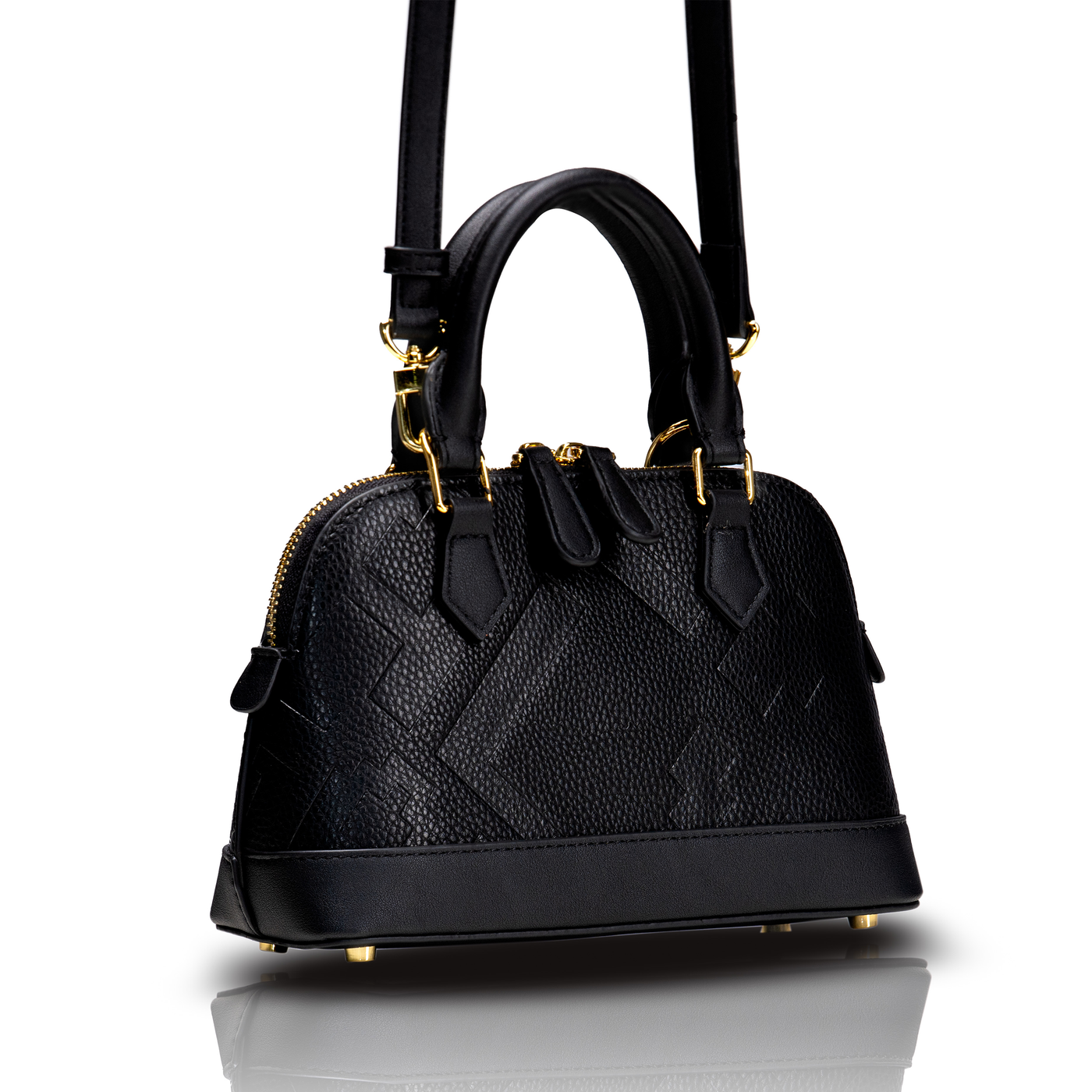EMBOSSED DOME BAG BLACK GALXBOY