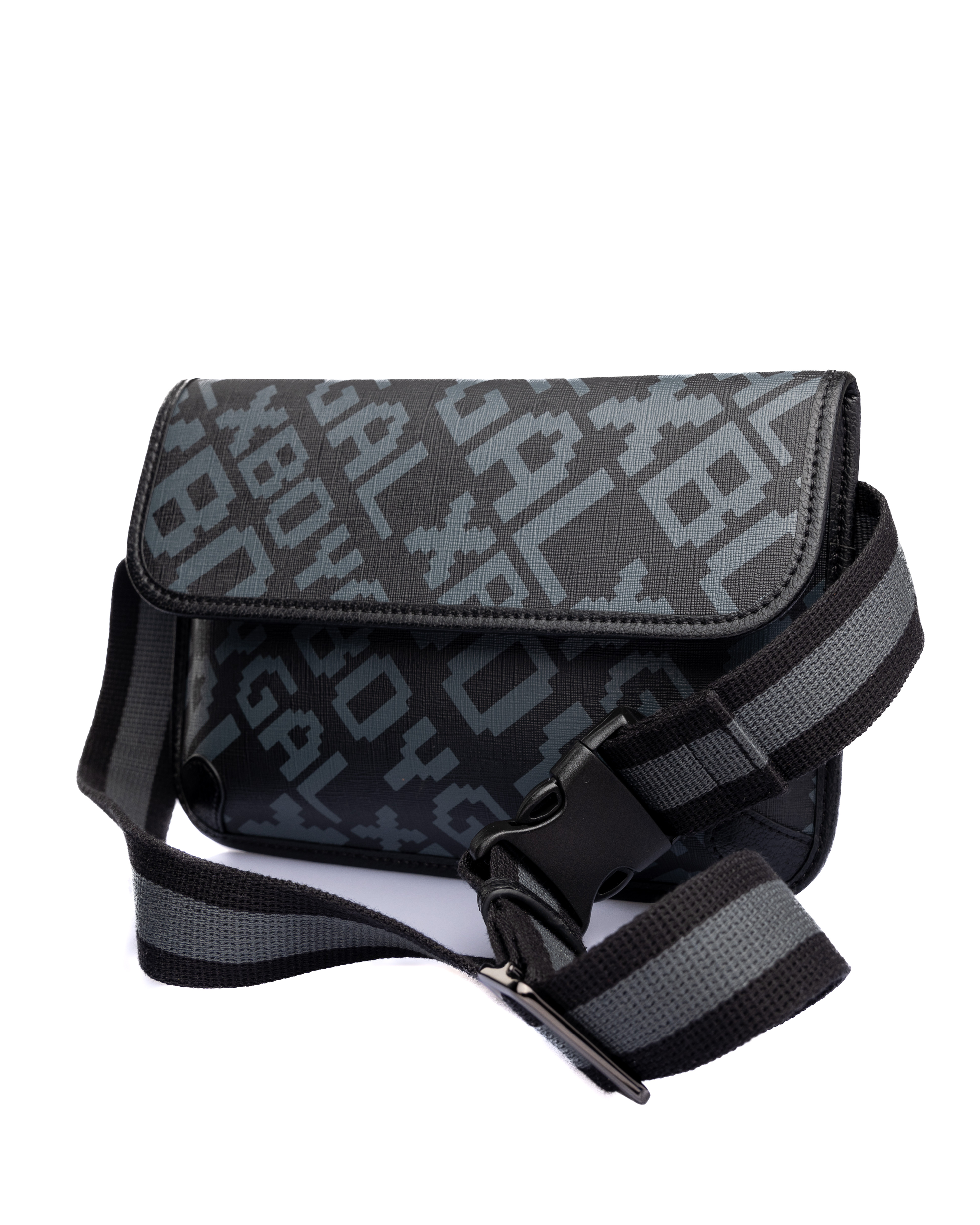 SHIH Stephanie Lin Heavy Black Leather Shoulder Purse Bag Muti Pocket | eBay