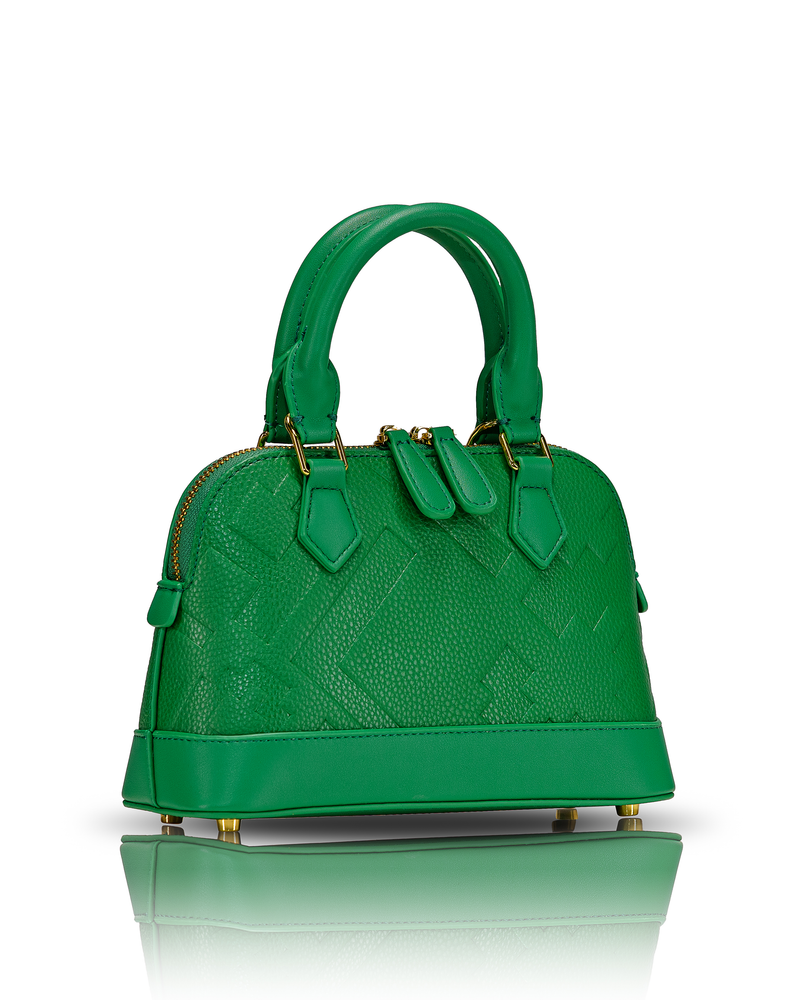 EMBOSSED DOME BAG GREEN GALXBOY