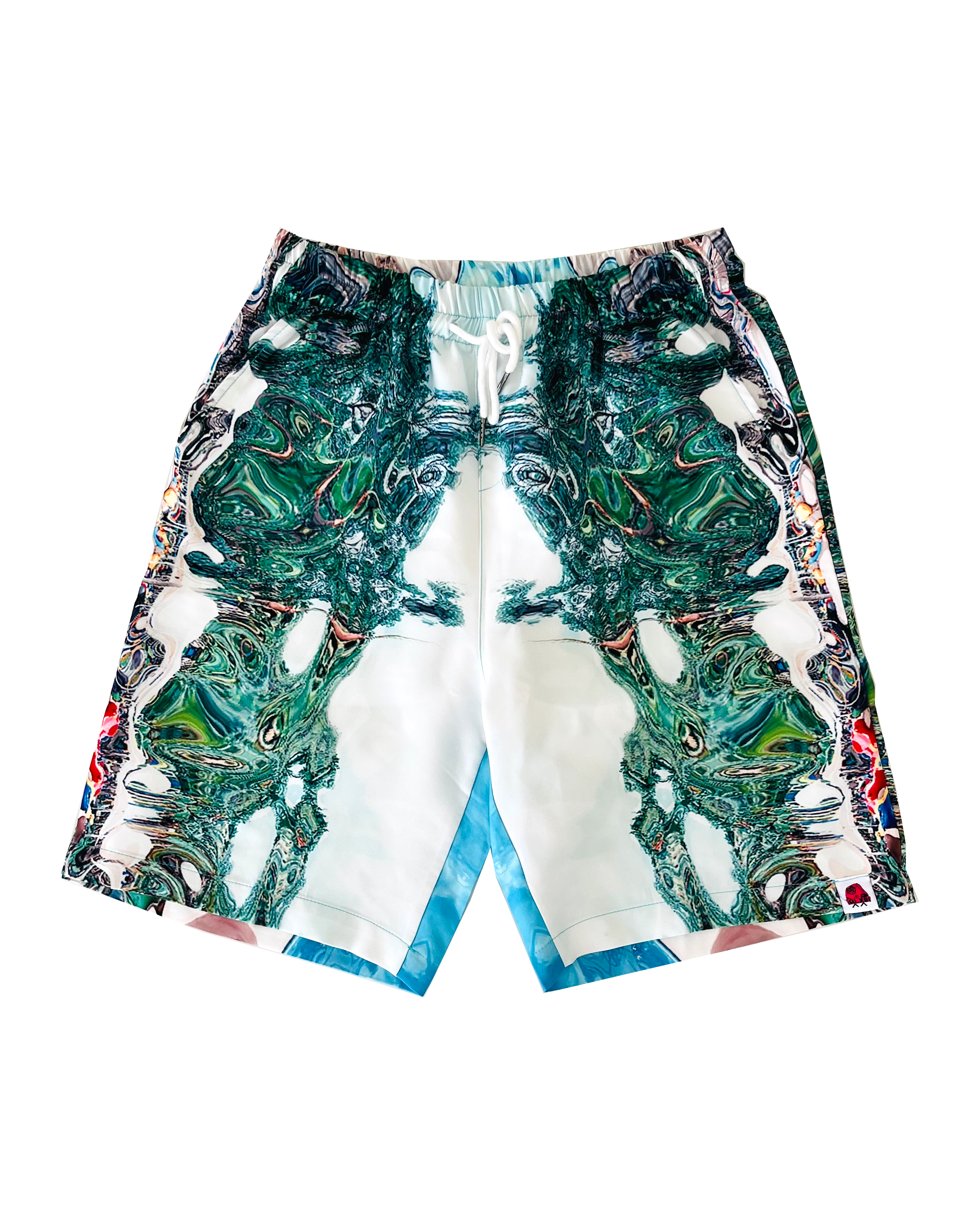 White 2025 bowling shorts