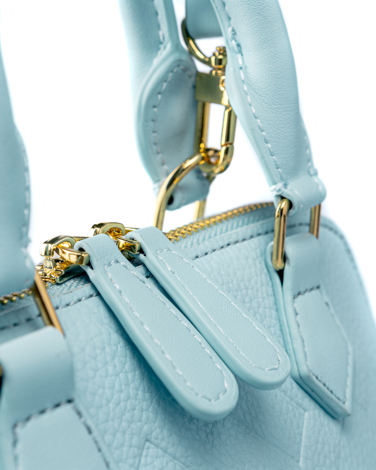 EMBOSSED DOME BAG BLUE GALXBOY